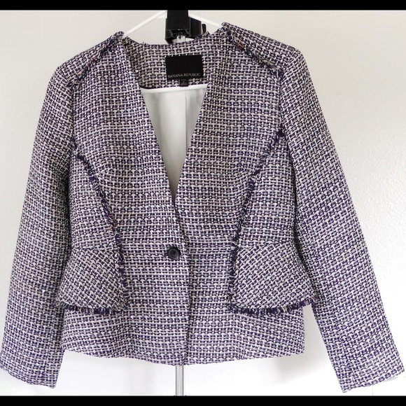 Banana Republic Blazer tweed - Picture 1 of 5